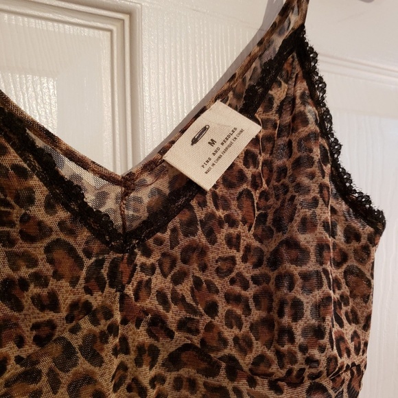 Urban outfitters mesh leopard tank top - Picture 3 of 5